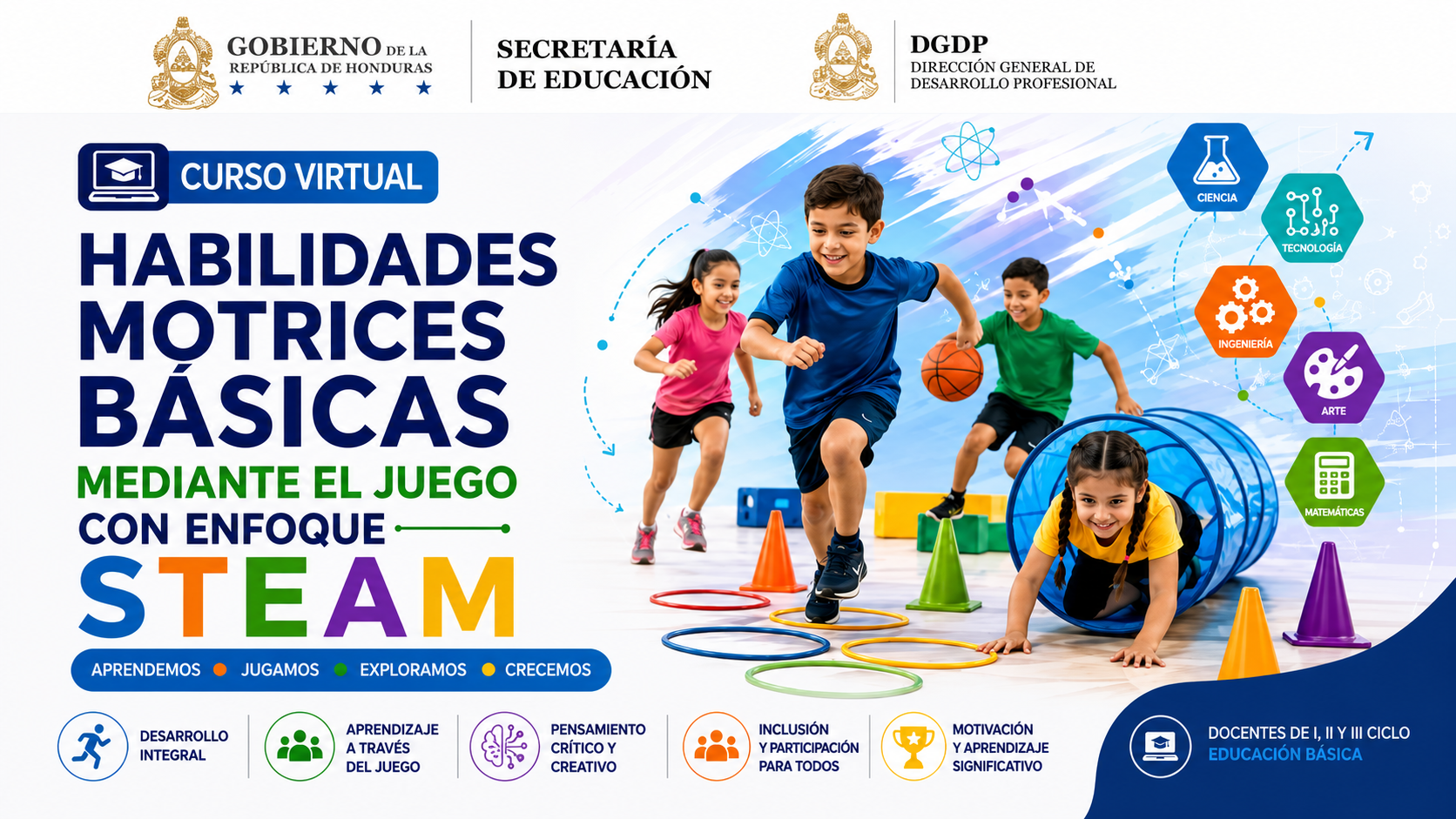 Habilidades Motrices Básicas Mediante el Juego con Enfoque STEAM - 2026-01 Educación Básica